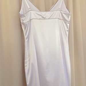 Party Mini Dress-Pearl White